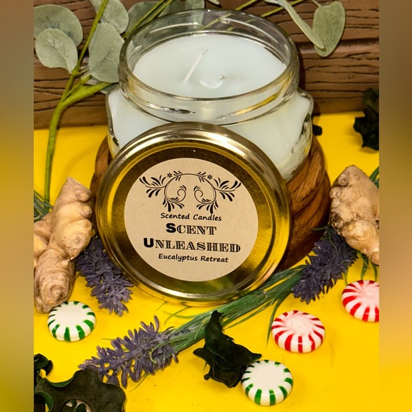 SCENT UNLEASHED CANDLES, **EUCALYPTUS RETREAT. - Picture 4 of 6